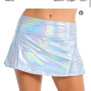 Lucky in love METALLIC INLINE SKIRT. Size medium. New with tags.